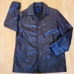 Gap Genuine Leather Coat